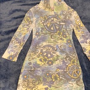 Justice peace hooded shirt